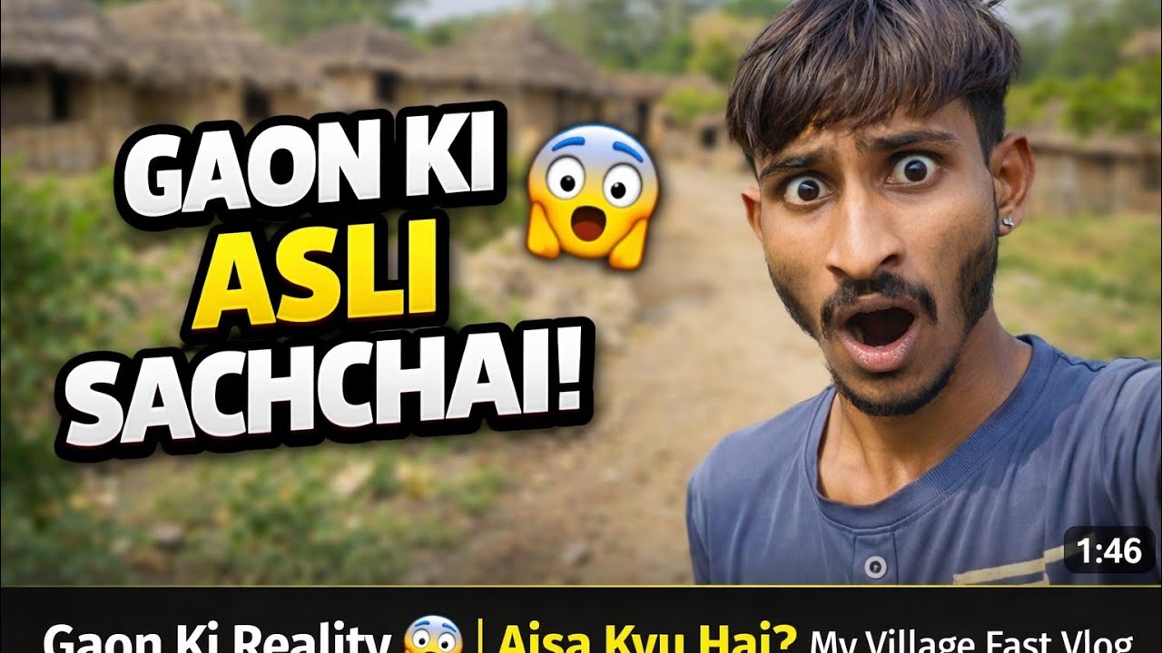 Gaon ki Reality 😳 my village fast vlog 😱