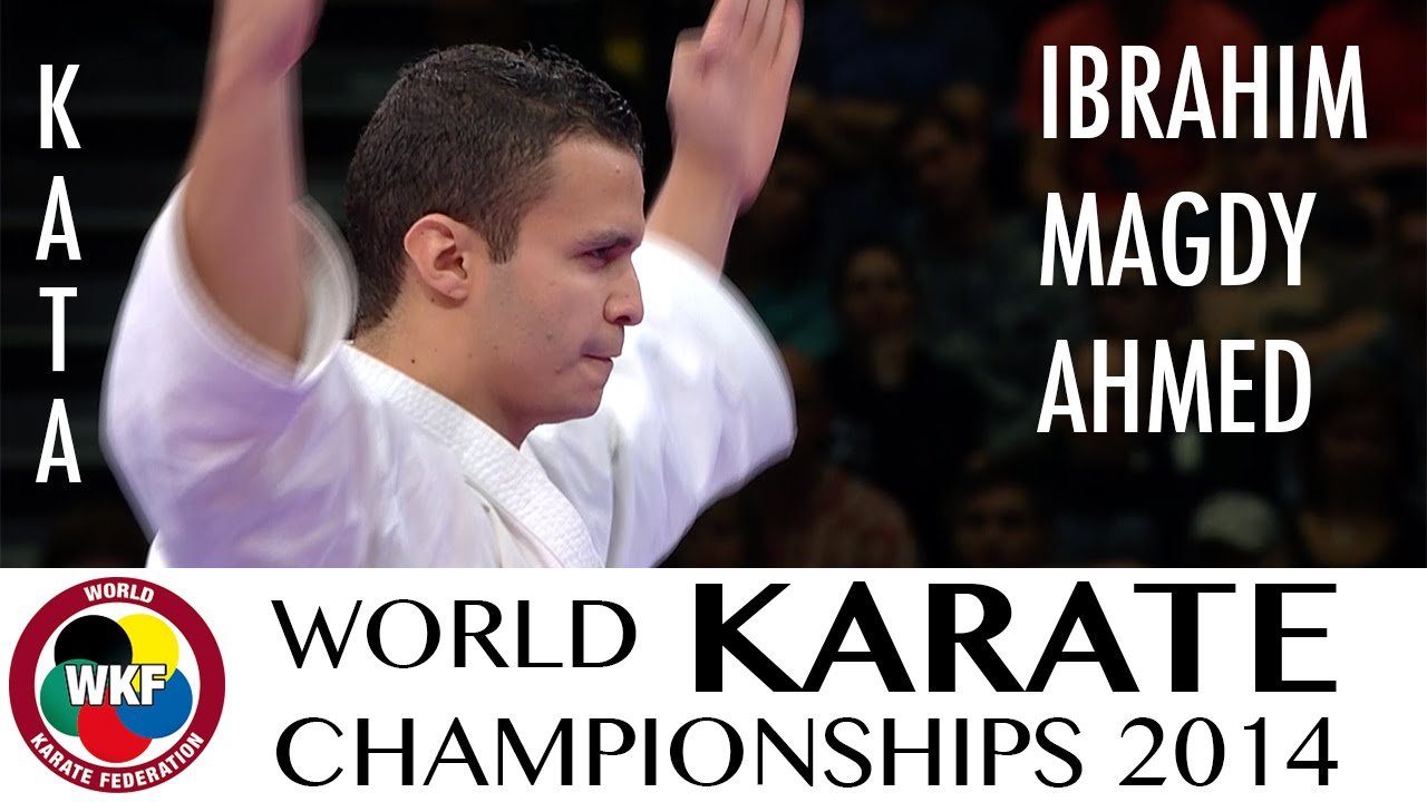 Ibrahim MAGDY of Egypt. Kata Unsu. Bronze Medal. 2014 World Karate Championships.