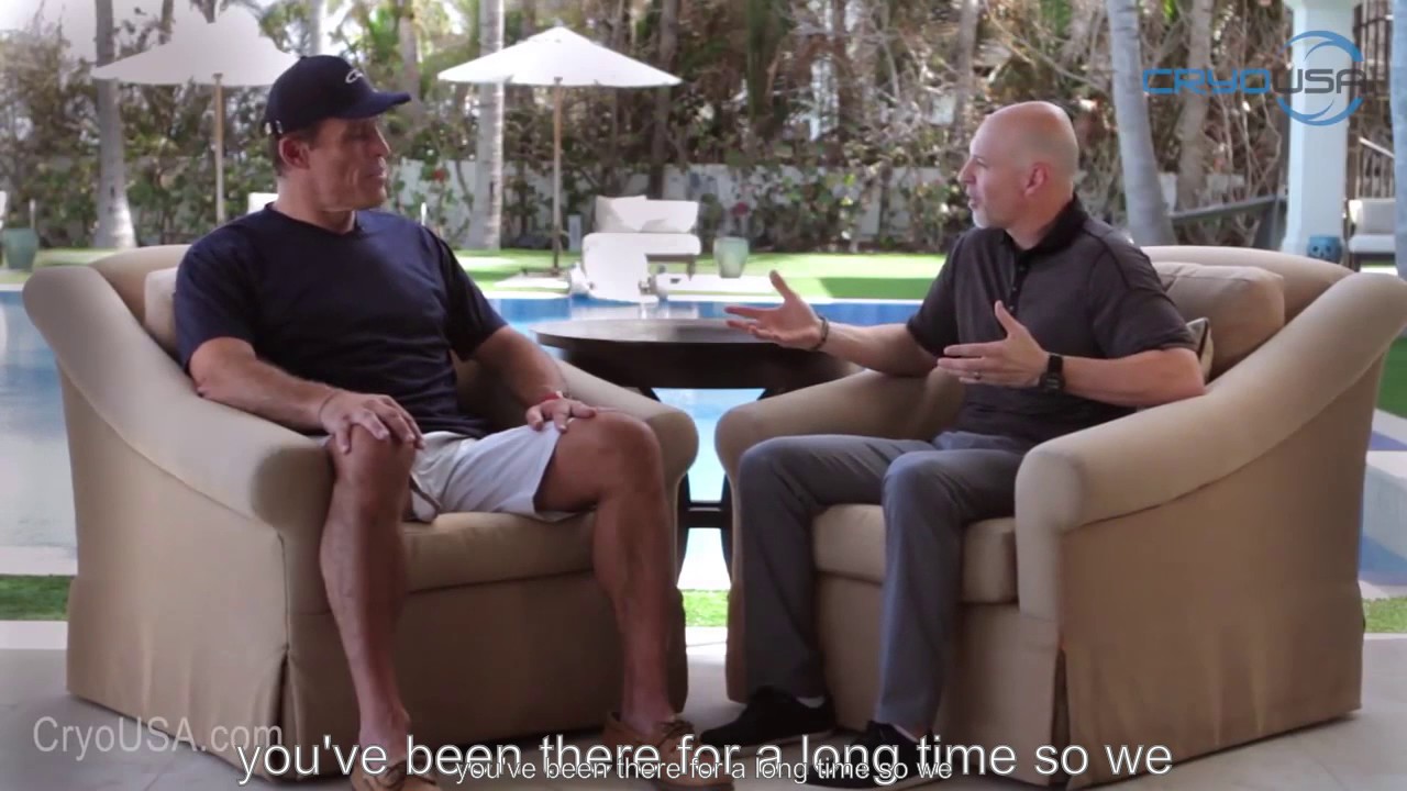 Tony Robbins and Cryotherapy