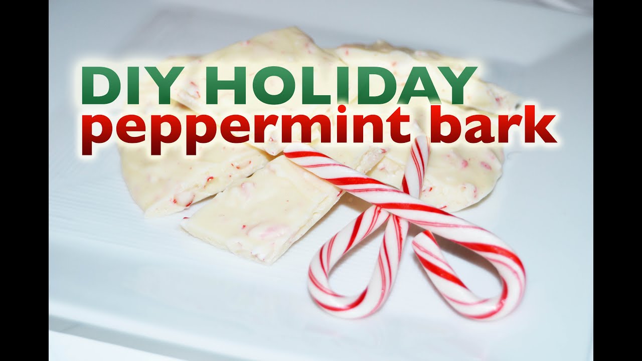 DIY Holiday Peppermint Bark