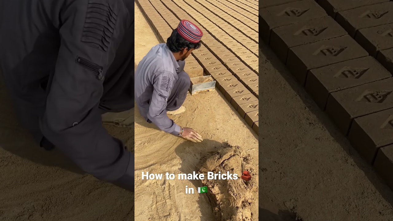 How to make Hand 🤚 Make Bricks in Pakistan #bosalbricks