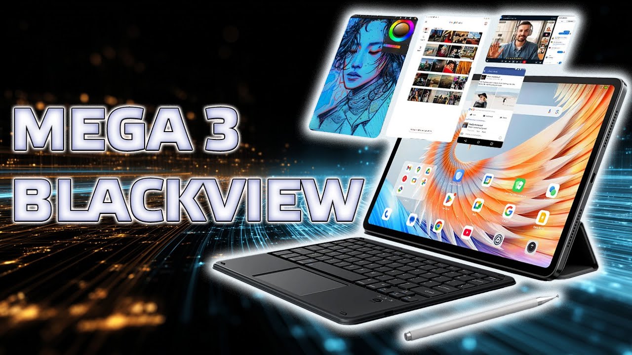 Blackview MEGA 3 — планшет с большим экраном и 4G,  для работы и общения