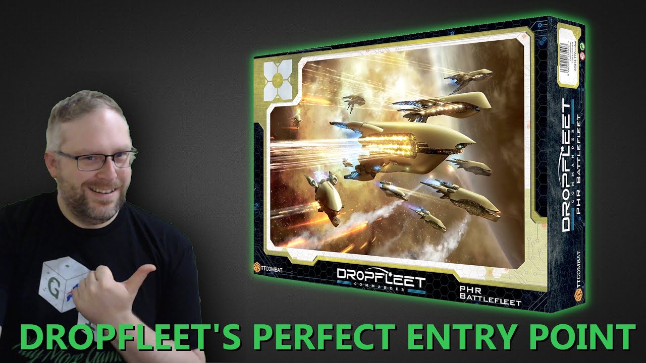 Unboxing the PHR Battlefleet for TTCombat's Dropfleet Commander