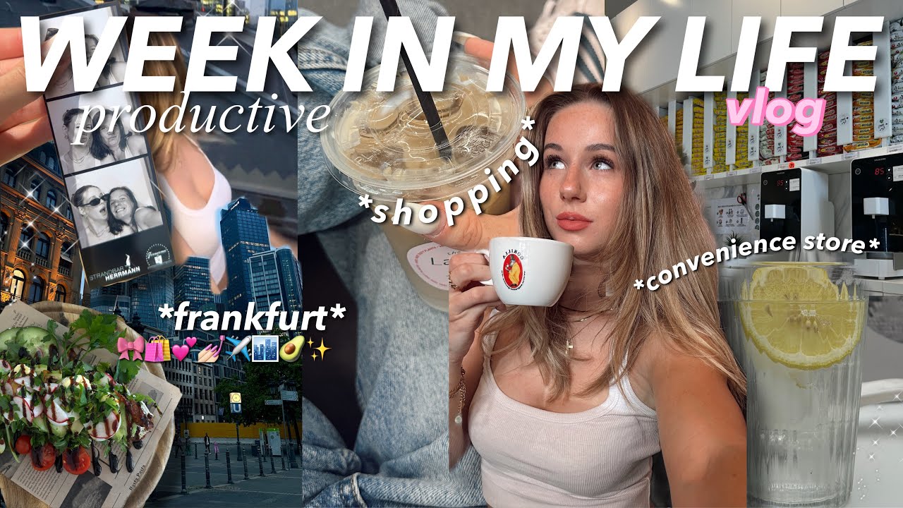 eine Woche in meinem Leben *vlog* 💕🎀✈️ Frankfurt, Shopping Haul & Convenience Store