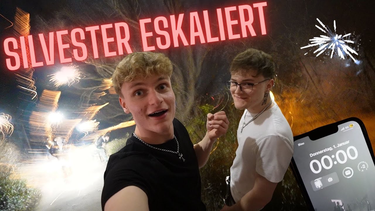 SILVESTER FAST VERPASST?!🏃🧨 / ESKALATION AN SILVESTER IN STUTTGART 🔥🔥