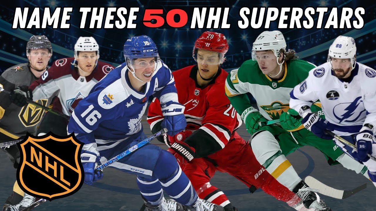 NHL Superstar Showdown: Can you Guess All 50 Players of Today