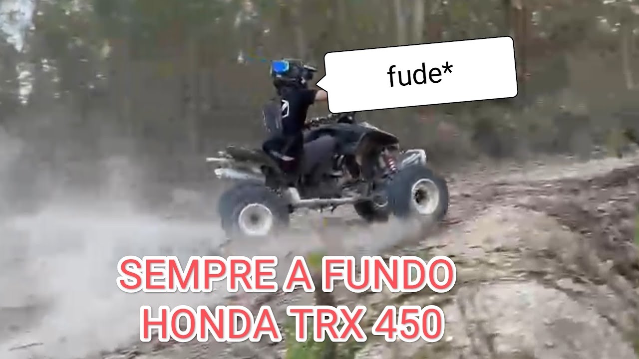 FUGI DO TRABALHO PARA IR ANDAR DE MOTA | HONDA TRX 450 !