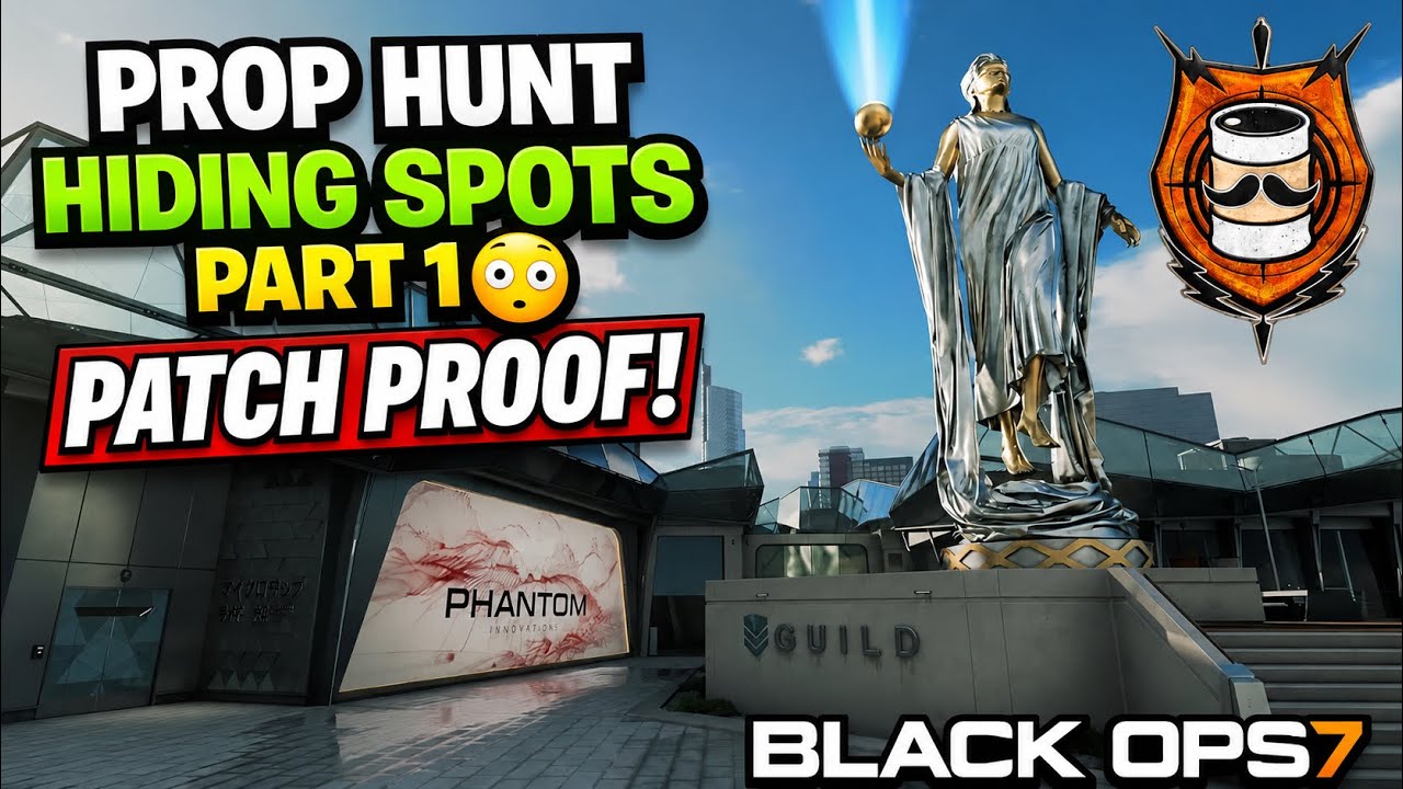 🔥 BO7 Prop Hunt Best Working Hiding Spots After the Latest Patch! 🔥 (Under Maps)