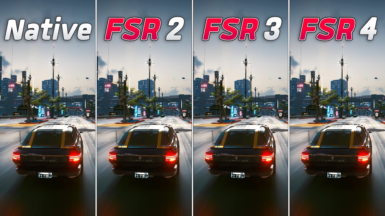 FSR 2 vs FSR 3 vs FSR  4 - Graphics & Performance Comparison