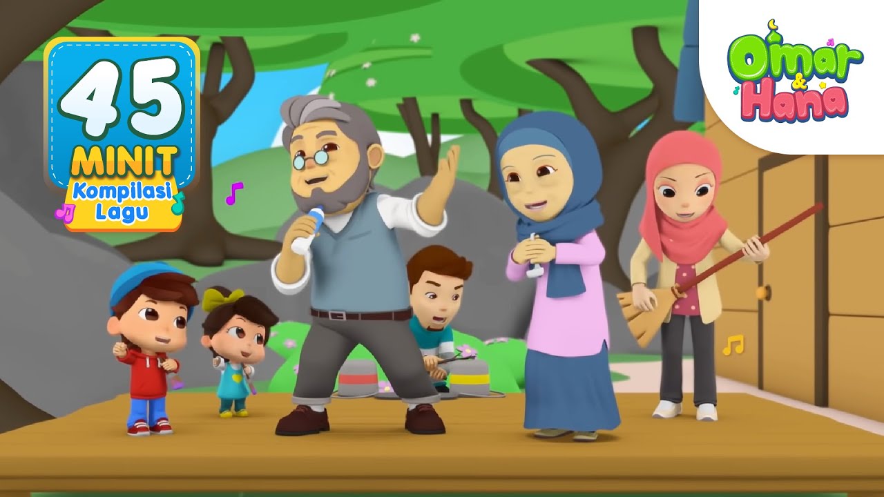 Omar & Hana Kompilasi Lagu (NEW) 45 Minit