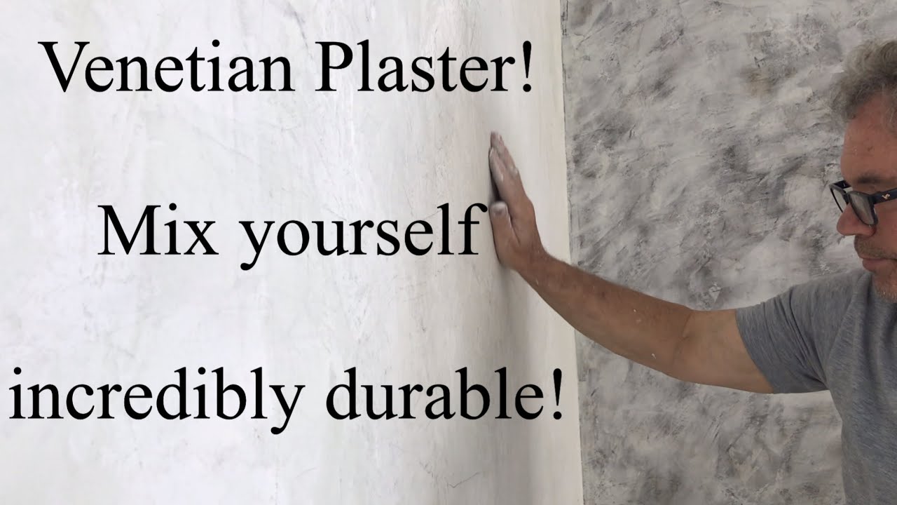 Mixing Venetian plaster from scratch using readily available materials to create durable finishes!