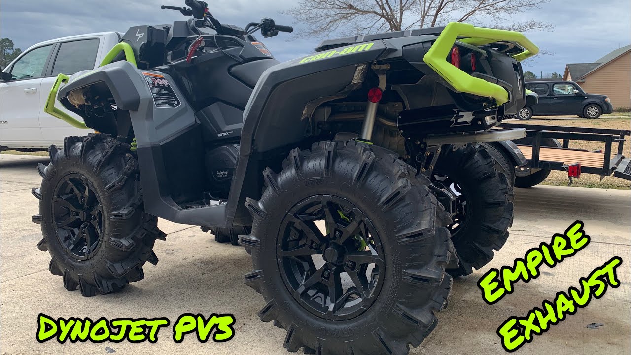 Can Am Outlander XMR 850 2021 года (улучшенный) PV3 и Empire надеваются!