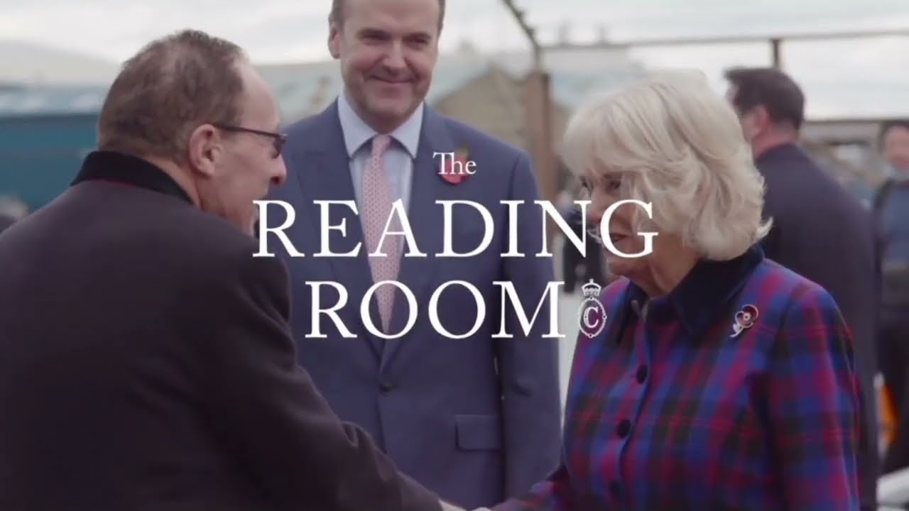 Queen Camilla in conversation with #crimefiction author Peter James | The Queen's Reading Room