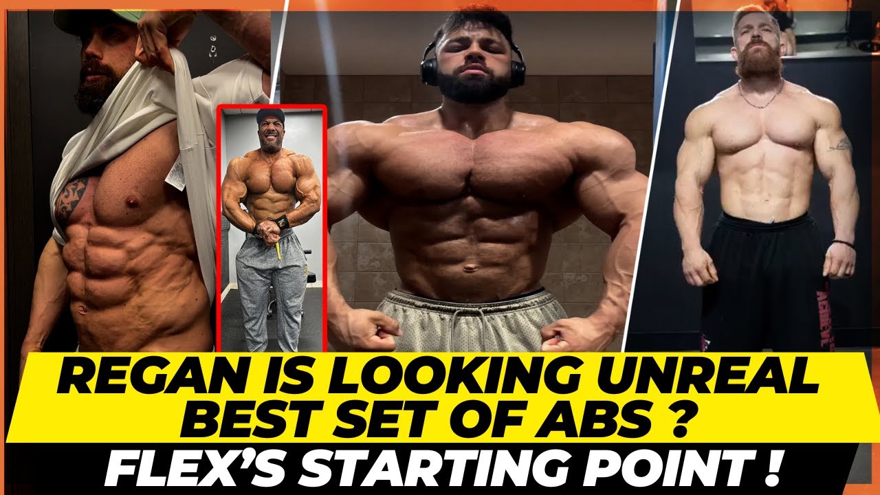 Regan Grimes looking unreal , Can he beat Krizo ? Best sets of abs ?Flex Lewis starts transformation