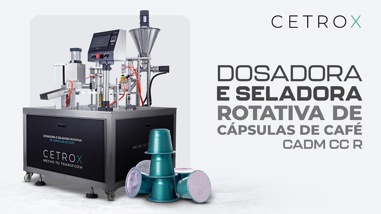 Dosadora e Seladora Rotativa de Cápsulas de Café CADM CC R