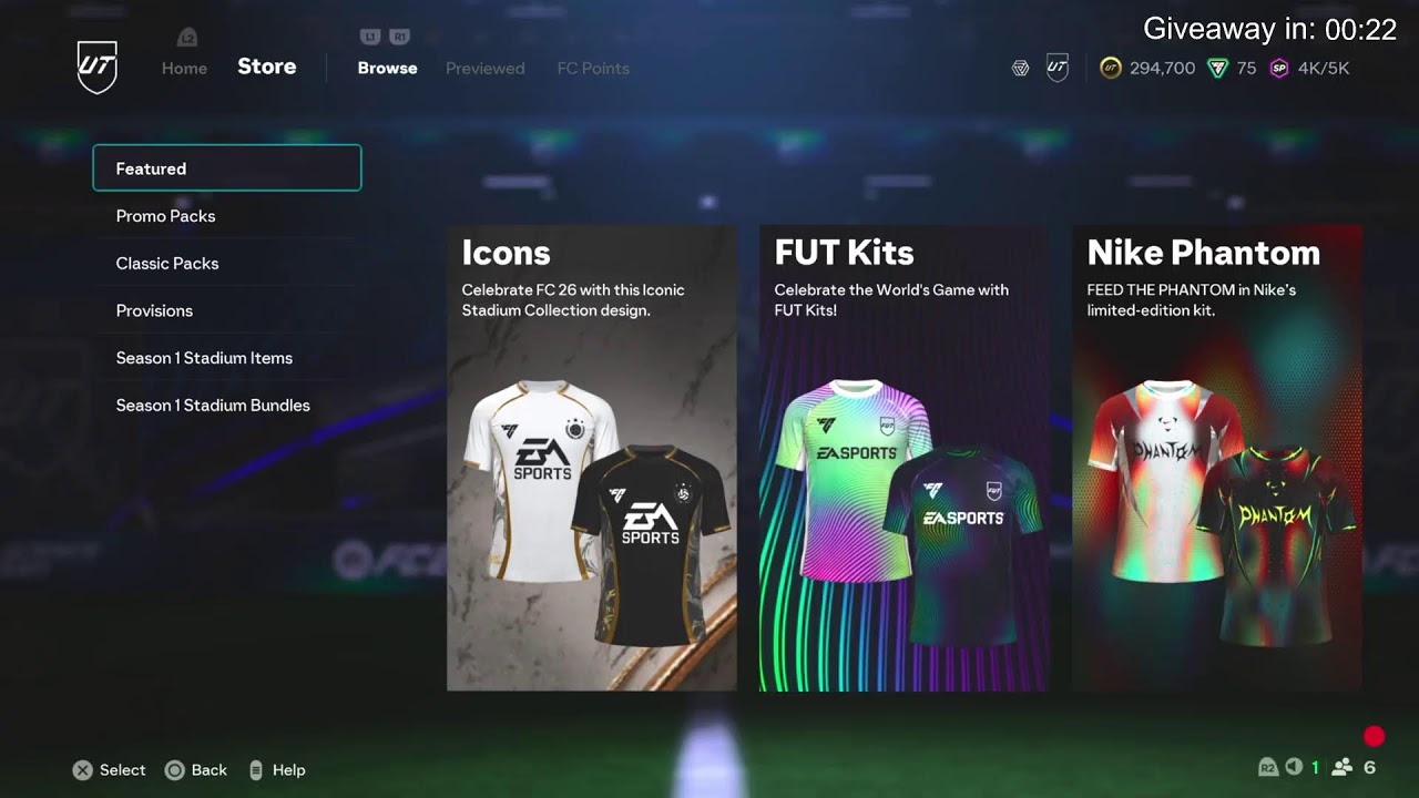 EAFC 26 Giveaway stream - @eafc.mv & @futu.mv