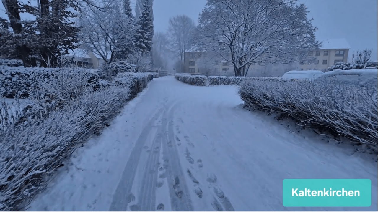 Verschneiter Spaziergang in Kaltenkirchen