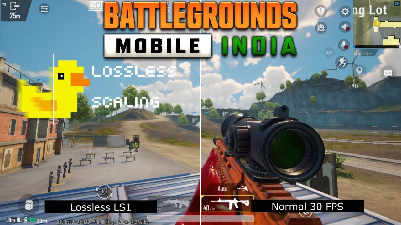 Can Lossless Scaling Boost FPS? - BGMI Emulator: 30fps vs Lossless Scaling Comparison