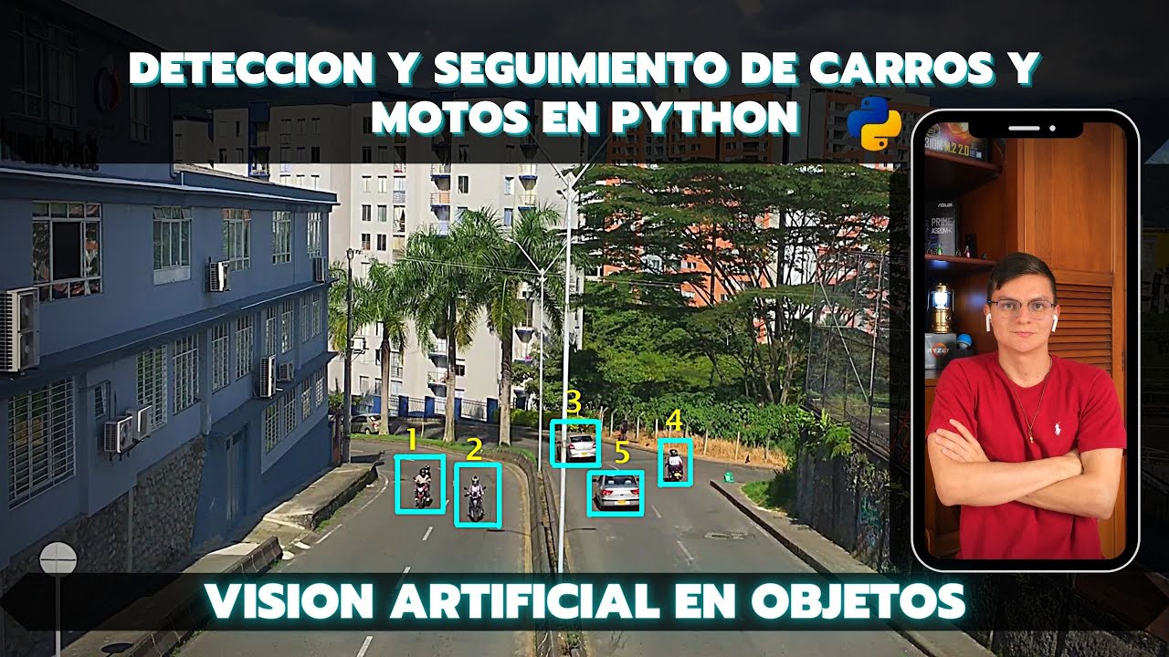 DETECCION Y SEGUIMIENTO DE CARROS Y MOTOS CON VISION ARTIFICIAL | Seguimiento de Objetos con Python