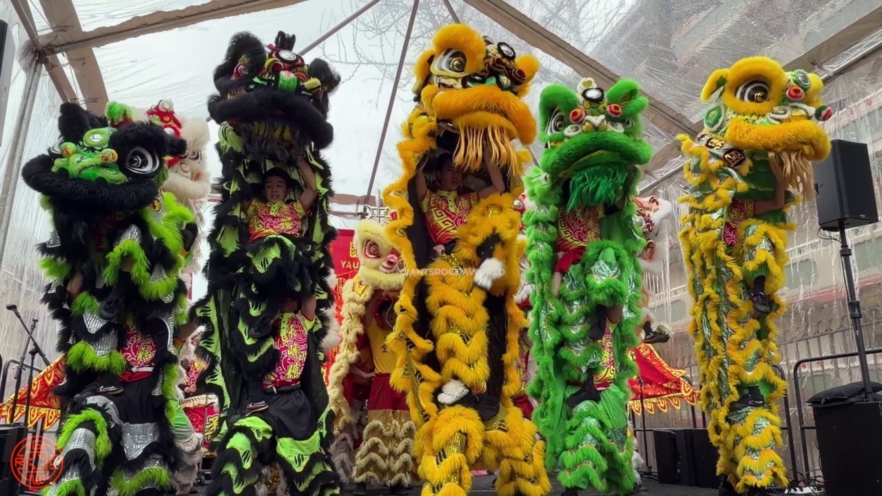 11 LIONS ~ Yau Kung Moon USA Lion Dance Finale