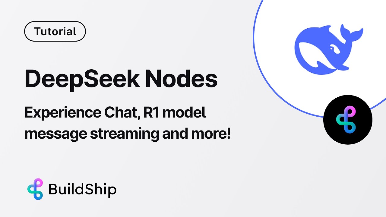 DeepSeek AI + BuildShip: Power Up Your Backend Workflows