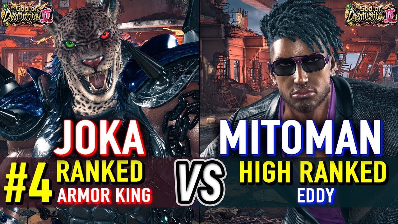 T8 🔥 JOKA (#4 Ranked Armor King) vs MITOMAN SHINKEN (Eddy) 🔥 Tekken 8 High Level Gameplay