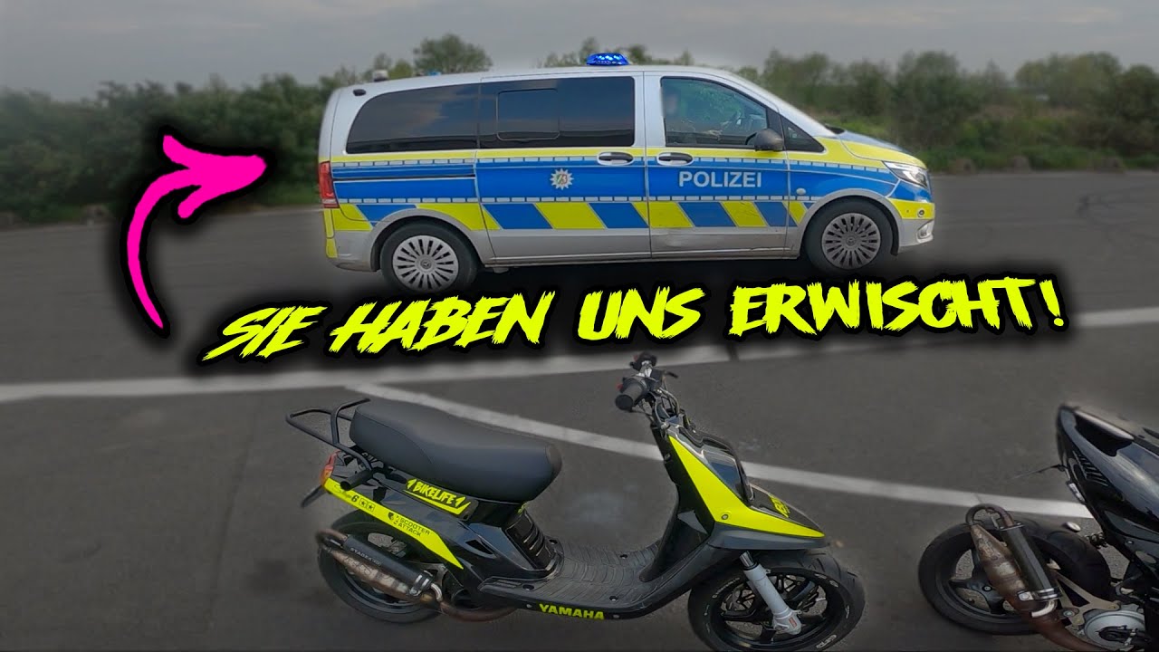 POLIZEI HAT UNS!👮‍♂️| Scooter Tuning Zahlt sich aus!😈| Mbk booster