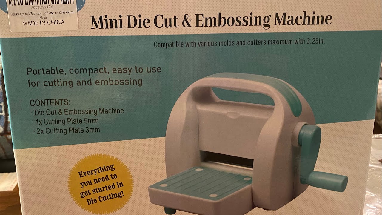 Demonstrating a pourable compact cutting and embossing machine￼