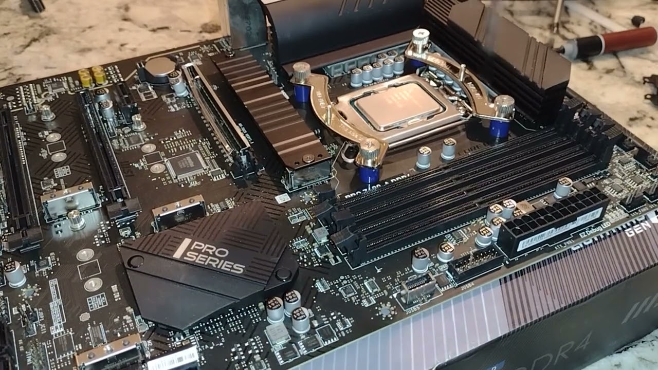 I9-12900 install into MSI Pro Z690 wifi LGA 1700 motherboard