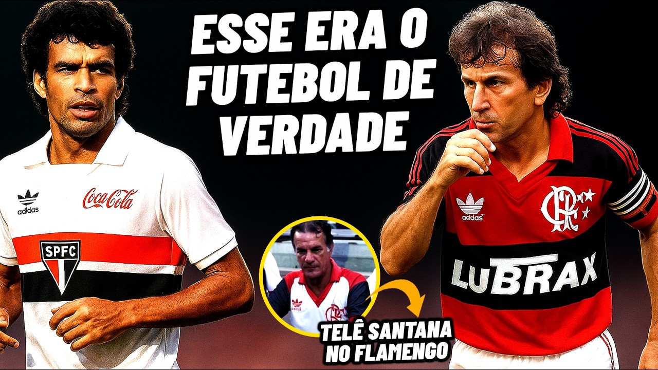 O DIA QUE O SÃO PAULO DE RAÍ VENCEU O FLAMENGO DE TELÊ E ZICO EM 1988
