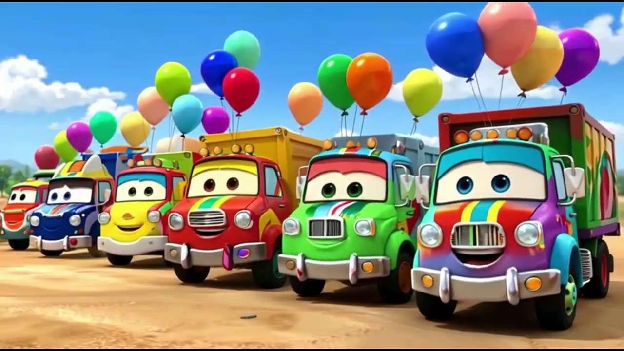 Excavator Song 🚜🎵 | Construction Vehicles for Kids | Tiny Trucks TV