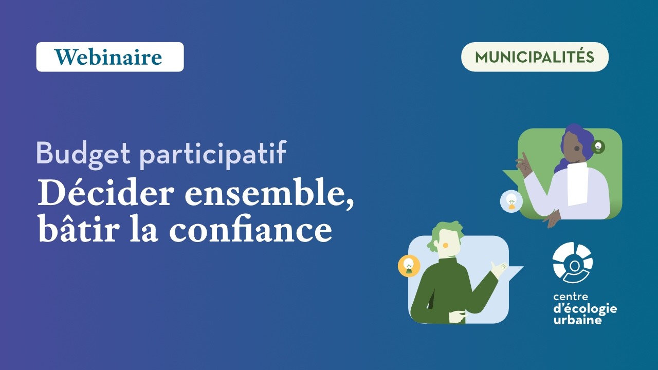 Budget participatif - Décider ensemble, bâtir la confiance