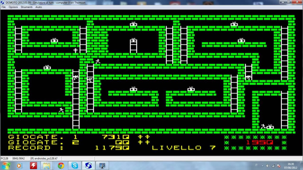 ANDROIDES pc olivetti 128 prodest FINITO! tutti i 10 livelli AUDIO del gioco!