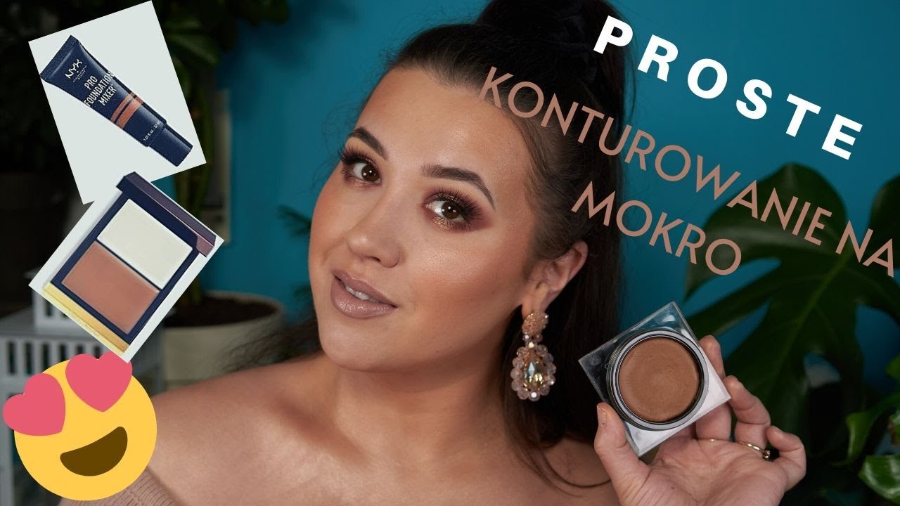 NAUKA MAKIJAŻU | Lekcja #1 | PROSTE KONTUROWANIE TWARZY NA MOKRO 💁🏻‍♀️