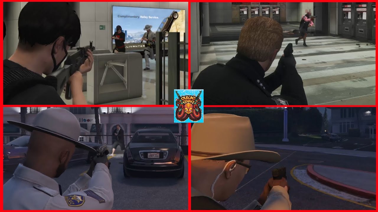 GG vs PD fight in the tunnels (Multi POV) Ralphie pops off!