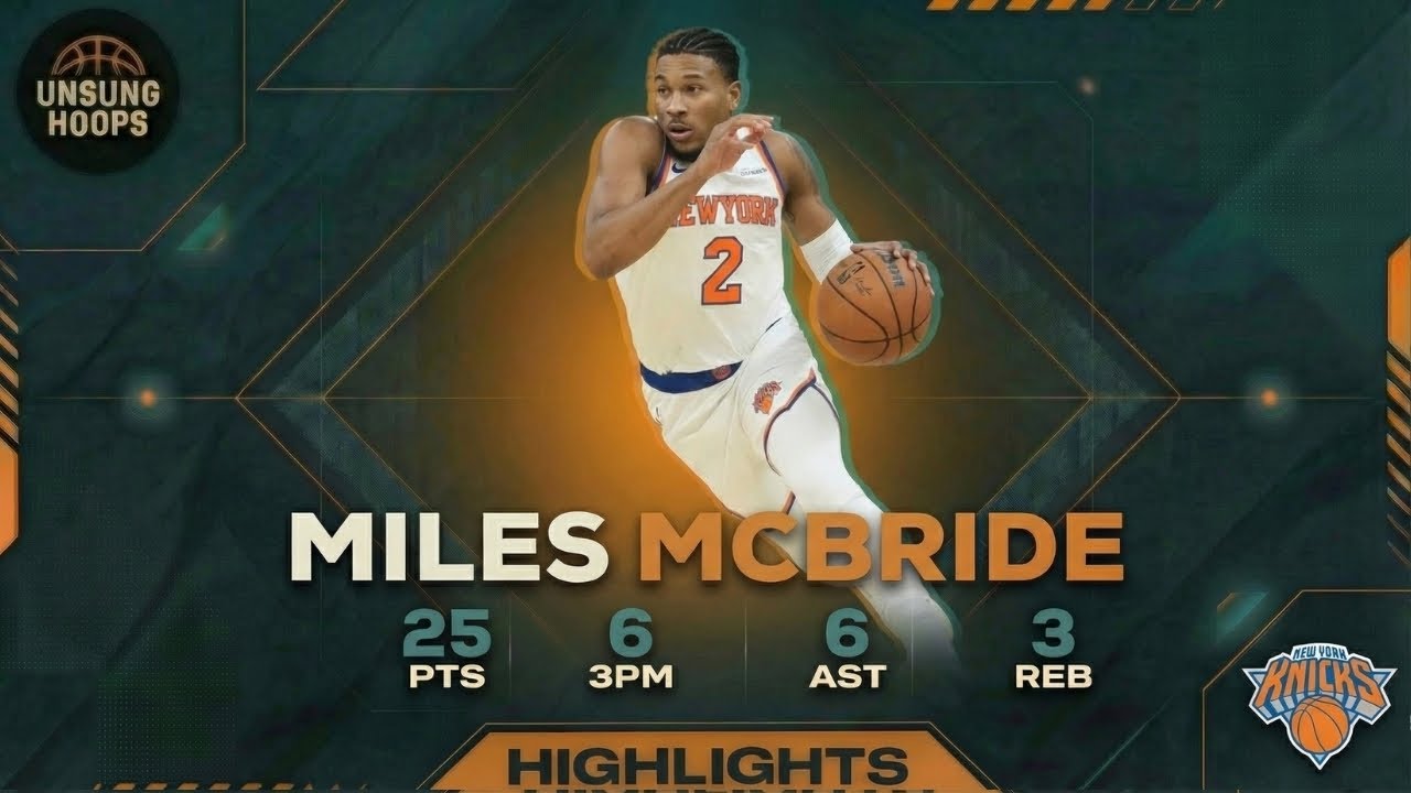 Miles McBride 25 PTS, 6 AST vs Warriors | New York Knicks Highlights (01/15/26)