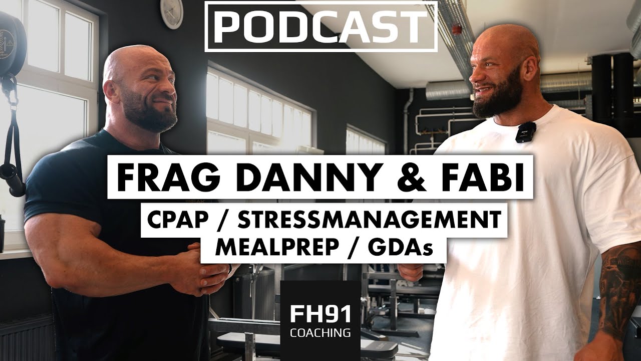 Schritte statt GDA, CPAP für ALLE, Must-Have Supps & wie du deinen Stress besiegst 🦾 Q&A mit Danny!