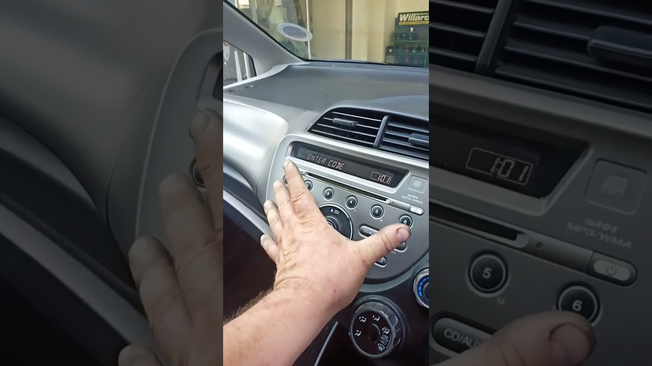 Honda jazz Radio code
