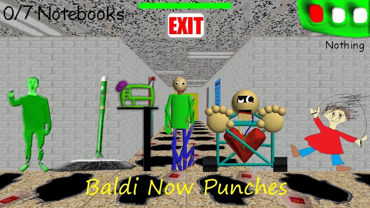 Baldi Now Punches (Мод)