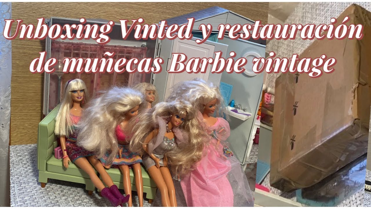 Unboxing Vinted y restauracion de muñecas Barbie vintage