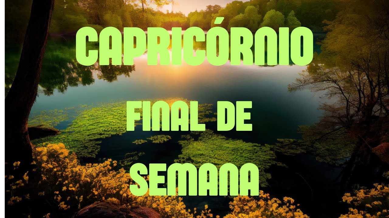 CAPRICÓRNIO   CHEGA DE TENTAR RESGATAR UMA RELAÇÃO QUE JÁ SE PERDEU.AGORA É VC COM VC MESMO(A).