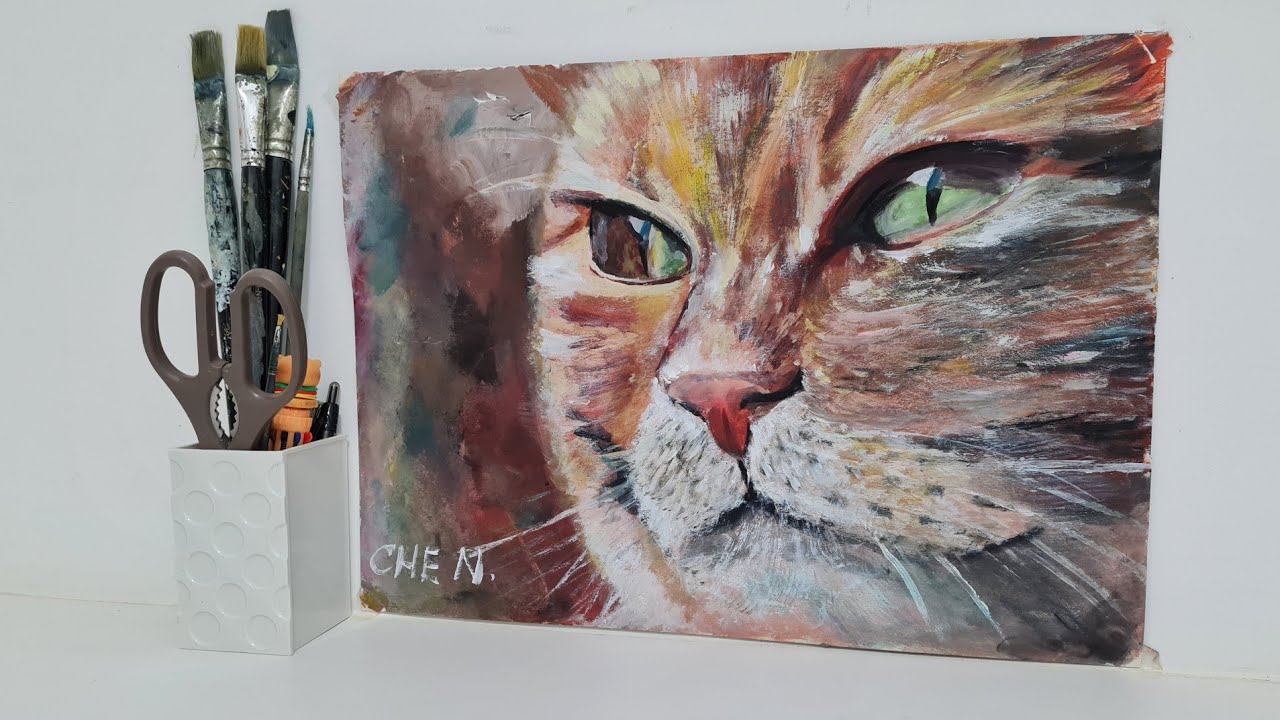Cat Face Painting Tutorial by Cheryl Navarro