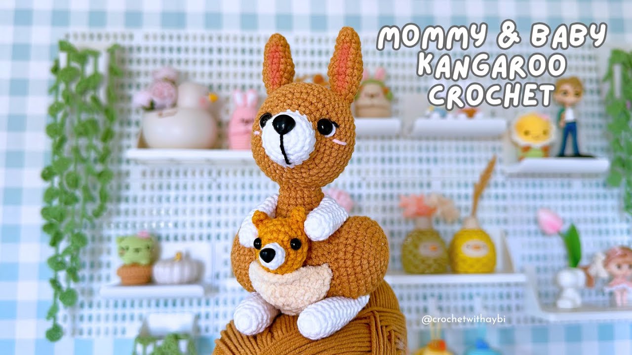 Kangaroo Crochet Part 1 | Free Amigurumi Pattern and Tutorial | Ganchillo Canguro #crochet #diy