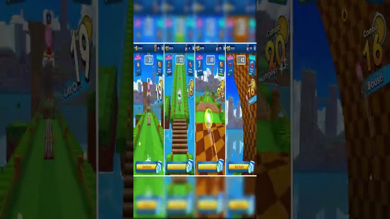 ALL Amy Rose Variants VS Eggman Zazz I Sonic Dash Boss Fight #shorts #shortvideo #short