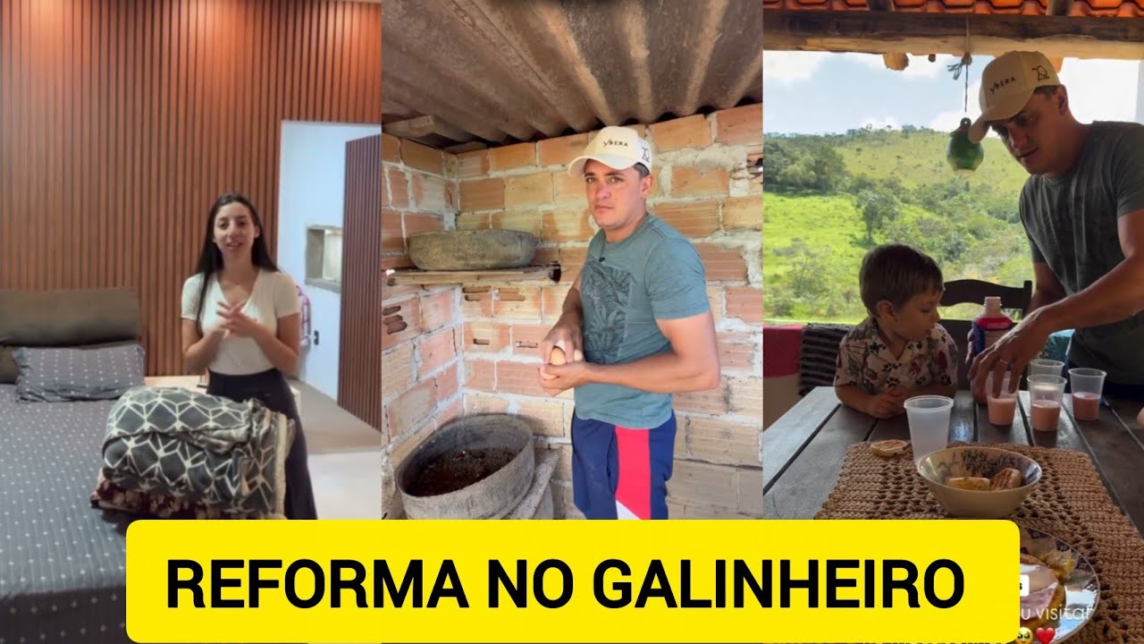 SARA KELLEN VAI FAZER UMA REFORMA NO GALINHEIRO 