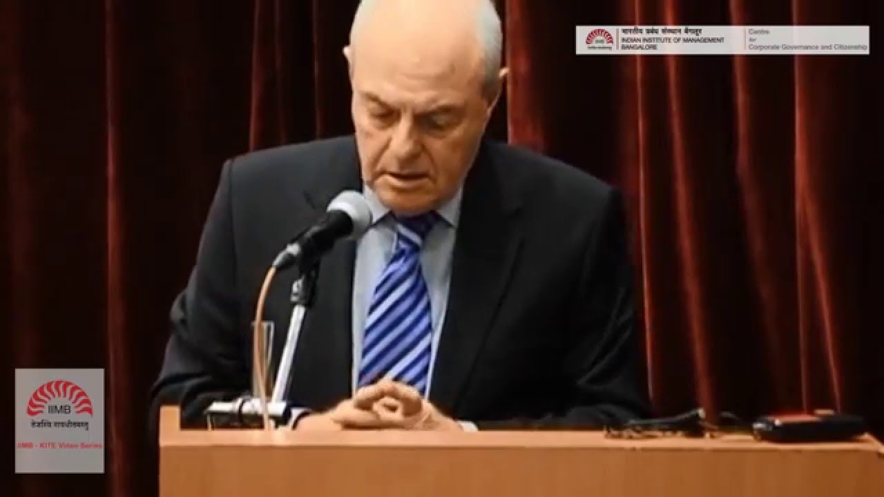 Corporate behaviour cannot be what it used to be - Judge Mervyn King