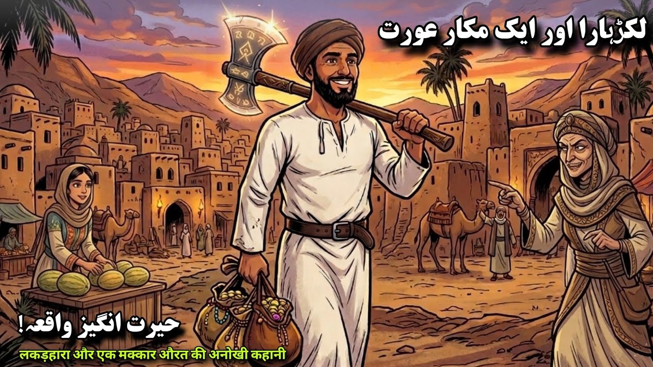 Lakadhara Aur Ek Makkar Aurat Ki Anokhi Kahani || Moral Stories in Urdu || Hindi Moral Stories 