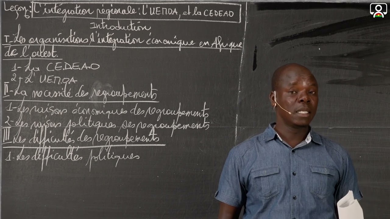 Cours - 3e - Géographie : L'intégration régionale l'UEMOA et la CEDEAO 5/6