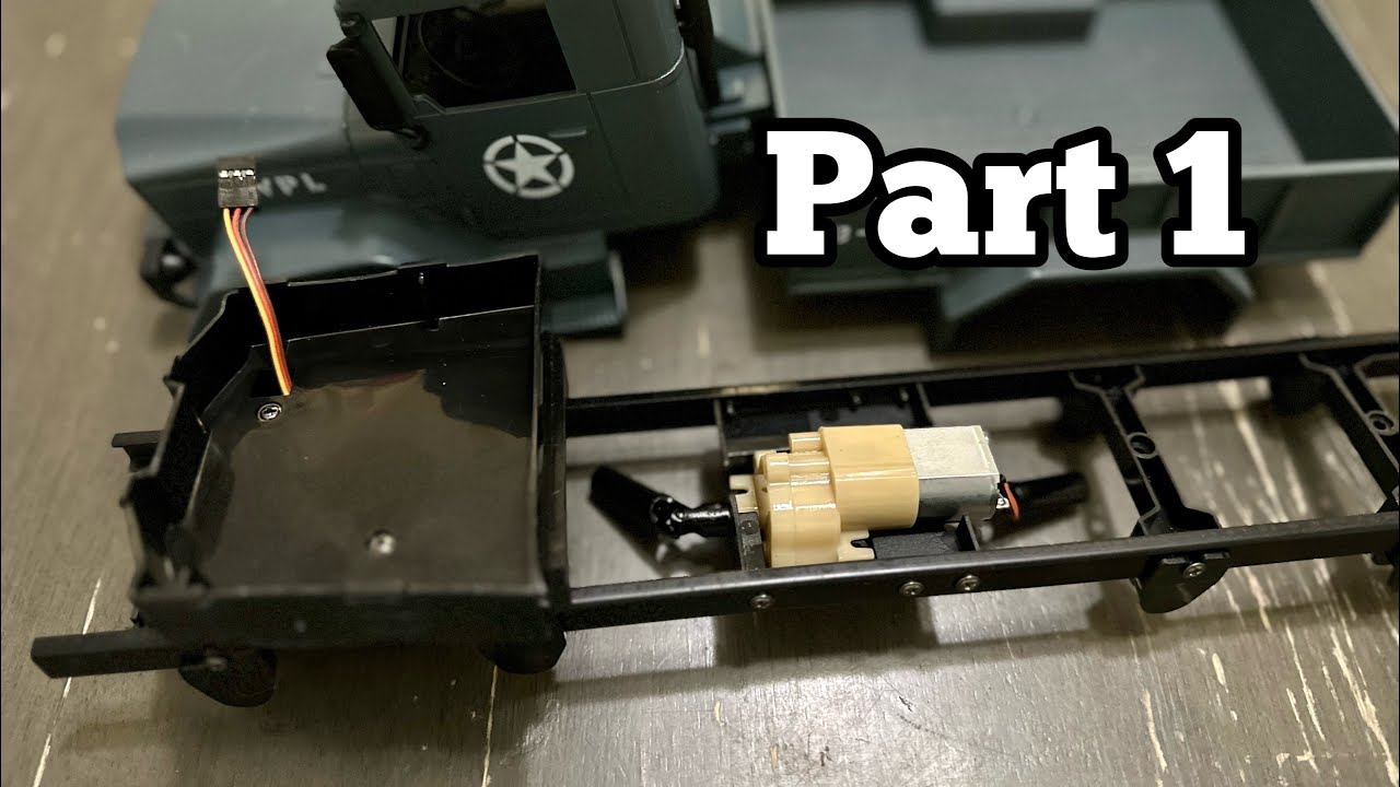 WPL B14 Crawler RC Kit Build pt1 Chassis