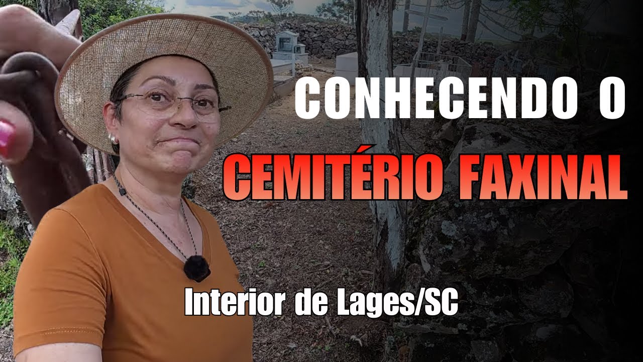 Ep 4 - Conhecendo Cemitério Faxinal - Interior de Lages (No final vimos algumas CASAS ABANDONADAS)
